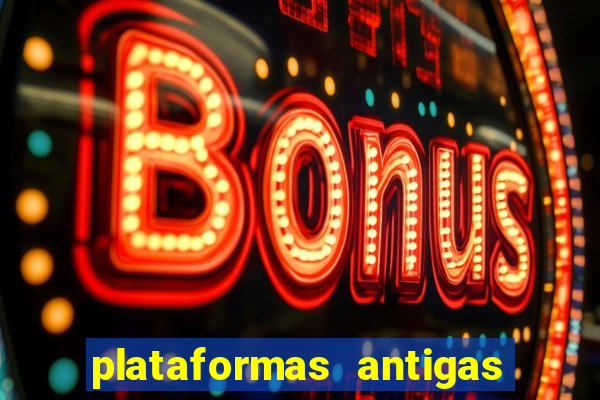 plataformas antigas de jogos